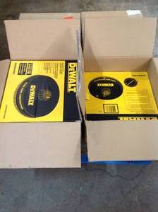 lot 28 image: LOT WITH 4 BOXES OF DEWALT PRESSURE WASHER 18 SURFACE CLEANER  RATED 3400 PSI 2 PER BOX SEE PICS