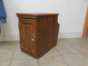 magazine rack end table