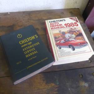 lot 85 image: Chilton Auto Repair Books