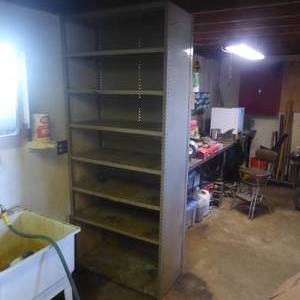 lot 93 image: 87 x 36 x 13 Steel Storage Shelf