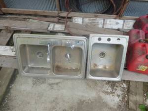 lot 110 image: Stainless Steel Sinks