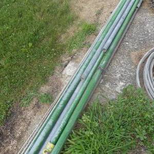lot 134 image: Lot of Four 21 Steel Pipes
