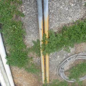 lot 138 image: Lot of Two 91 Steel Barricade Posts