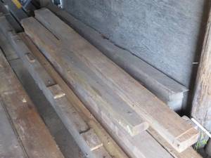 lot 144 image: Lot of Seven 4 x 6 Pine Lumber Approx 80 Pieces