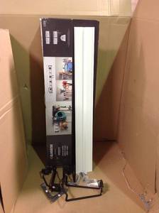 lot 15 image: Gladiator 48 in. L GearTrack Lawn and Garden Garage Wall Storage Kit with 4-Hooks in good condition