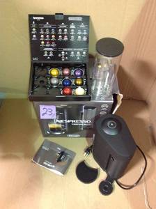 lot 23 image: Nespresso VertuoPlus Coffee and Espresso Machine - Matte Black in good condition