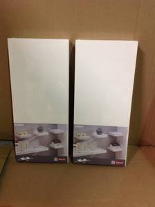 lot 62 image: Dolle Shelving Big Boy Heavy Duty Shelves White 22.5 inches  in good condition