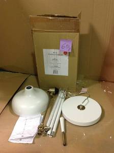 lot 65 image: Crosby Schoolhouse Floor Lamp - Black in good condition