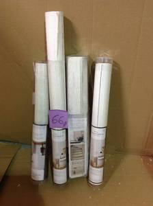 lot 66 image: NuWallpaper Shiplap Peel & Stick Wallpaper White in good condition