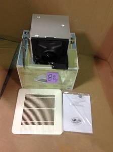 lot 82 image: Hampton Bay 50 CFM WallCeiling Mount Roomside Installation Bathroom Exhaust Fan, ENERGY STAR in good condition