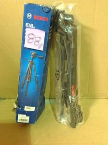 lot 88 image: Bosch Compact Tripod with Extendable Height for Use with Line Lasers, Point Lasers, and Laser Measures in good condition