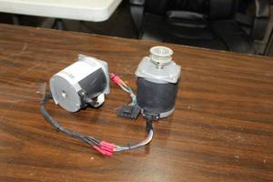lot 38 image: Lot of (2) Step Motor with Wiring Harness