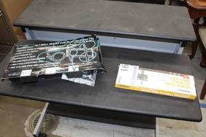 lot 91 image: Lot of (2) Cheetah Tilt Wall Mount For 20-80in. TV, VonHaus Ultra Slim TV Wall Bracket