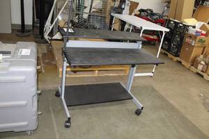 lot 160 image: Rolling Computer Desk