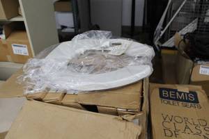 lot 167 image: Lot of (6) Bemis Toilet Seats