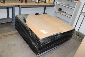lot 134 image: Lot of (46) Excalibur Style Shelves 24x48in.