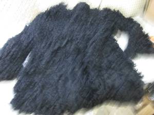 Black Lamb Skin Coat Size Unknown  ...