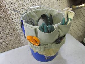 Bucket with Organizer Full of Garde...