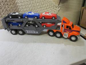 Tonka Toy Car Hauler Truck 32 Long...