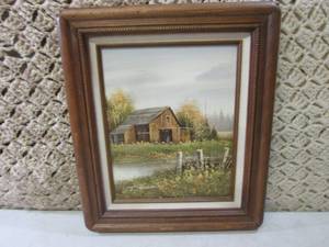 Framed Oil Painting 12 x 14  FS...