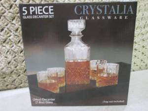 5 Piece Glass Decanter Set  CSB...