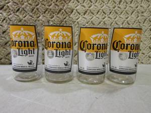 4pc Corona Light Beer Glasses  EC1...