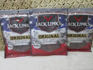 3 Bags of Jack Links Original Beef ...