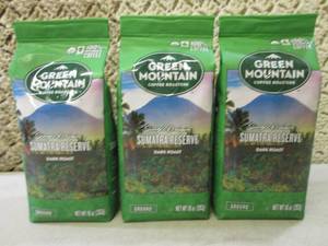3 Bags Green Mountain Sumatra Reser...