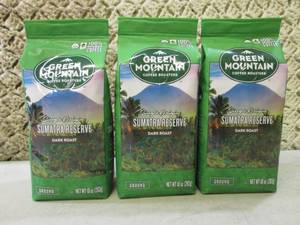 3 Bags Green Mountain Sumatra Reser...