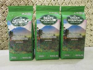 3 Bags Green Mountain Sumatra Reser...
