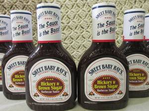 6 Bottles Sweet Baby Rays Hickory &...