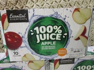 3 Boxes of 100% Juice Apple 10 Pouc...