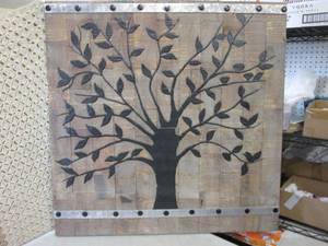 Large Hanging Wood Wall Decor 3 ft ...