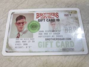 Brothers Bar & Grill $25 Gift Card ...