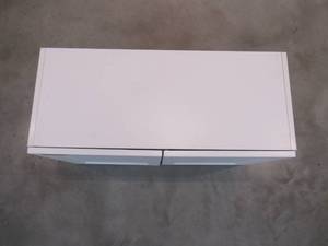 lot 8 image: Hampton Bay Designer Series Melvern Assembled 30x18x12 in. Wall Bridge Kitchen Cabinet in White W3018-MLWH