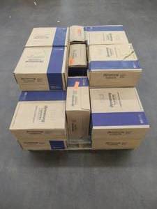 lot 45 image: Entire Pallet - (23 Cases) Armstrong Imperial Texture VCT 12 in. x 12 in. Cottage Tan Standard Excelon Commercial Vinyl Tile (45 sq. ft.  case) 51830031