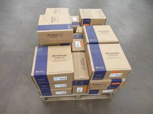 lot 46 image: Entire Pallet - (24 Cases) Armstrong Excelon Floor Tile - Sandrift White (45 sq. ft. Per Case) 51858