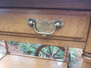 lot 67 image: Vintage Mahogany Tea Cart