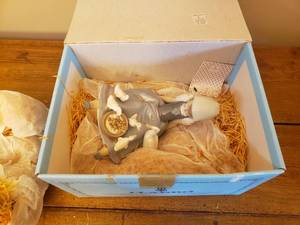 lot 126 image: LLadro Farm Girl & ducklings