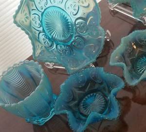 lot 104 image: Wonderful Collection of Blue Fenton
