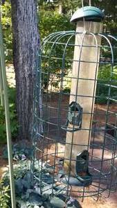 lot 45 image: Bird Feeders with Shephards Hook Hanger