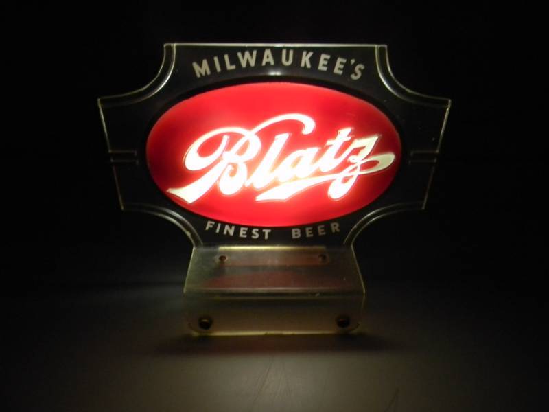 Rick Blatz Beer Metal Sign 12 x 15 Inches