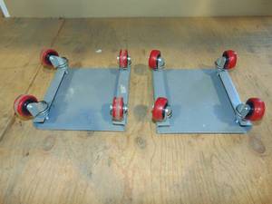 lot 36 image: Pair of Shop Dollies