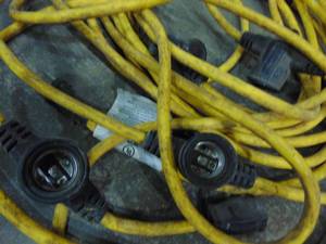 lot 59 image: Temporary Light Extension Cord