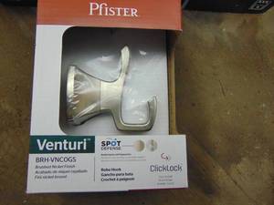 lot 93 image: NIB Faucet and Towel Hook
