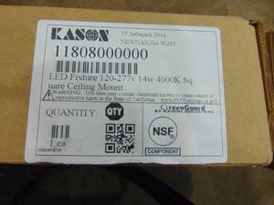 lot 95 image: (3) NIB Led Light Fixture