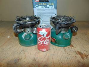lot 105 image: (2) Colman Cook Top Stoves
