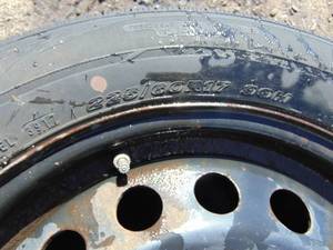 lot 109 image: Spare Tire on Rim