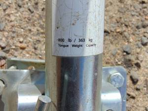 lot 115 image: Trailer Tongue Jack With Wheel