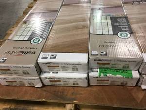 LOT WITH 8 CASES OF TRAFFICMASTER Country Pine 6 in. W x 36 in. L Luxury Vinyl Plank Flooring (24 sq. ft.  case) SEE PICS